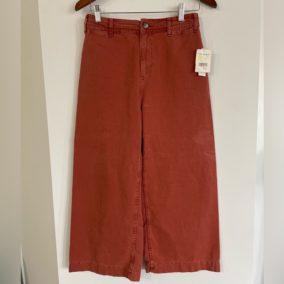Free People Patti Cotton Twill Pants - Picture 4 of 8